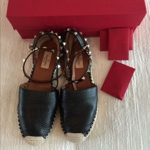 Valentino Rockstud Espadrilles